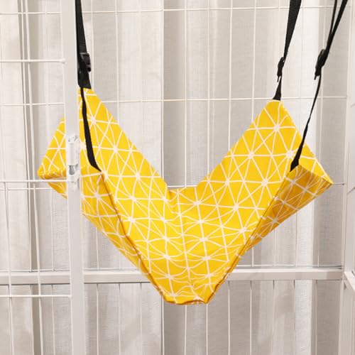 OLACD Katzenhängematte für Haustiere, atmungsaktiv, für Frühling und Sommer, wendbar, Käfig-Hängematte OLACD Katzenhängematte für Haustiere, atmungsaktiv, für Frühling und Sommer, wendbar, Käfig-Hängematte von OLACD