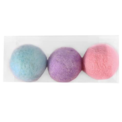 OLACD Kleiner Stoffball, weich, leise, Filzball, Spielzeug, 4 Stück, lustig, interaktiv, für Hunde und Kätzchen OLACD Kleiner Stoffball, weich, leise, Filzball, Spielzeug, 4 Stück, lustig, interaktiv, für Hunde und Kätzchen von OLACD