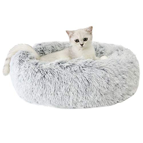 OLACD Kreatives Plüsch-Haustierbett für Katzen und Hunde, warmes und gemütliches Haustierbedarf, Haustierbett mit weichem Plüsch zum Schlafen von OLACD