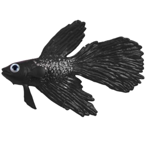 OLACD Lebensechte leuchtende Fische aus Silikon, realistisches Ornament, klein, künstlich, leuchtend, stimuliert, realistische Leuchtsimulation von OLACD