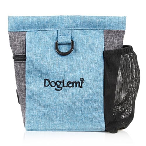 OLACD Leckerli-Tasche für Hunde, groß, Nylon, vielseitige Kapazität, Trainingstasche, spritzwassergeschützt, für den Außenbereich, Hüfttasche von OLACD