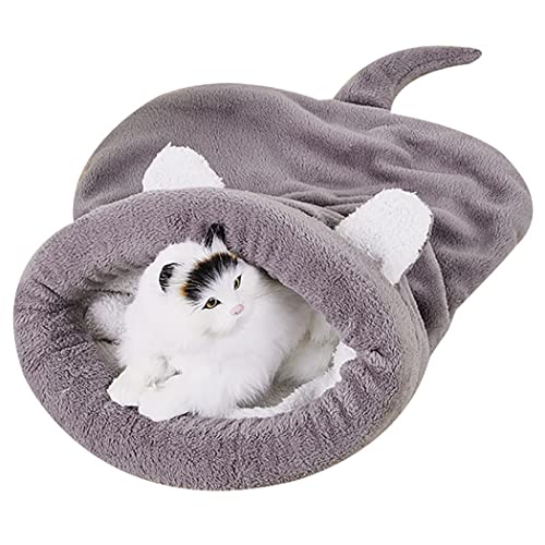 OLACD Leichter, wärmender, weicher Fleece-Haustiernest, waschbar, atmungsaktiver Schlafsack für Katzen, Winter OLACD Leichter, wärmender, weicher Fleece-Haustiernest, waschbar, atmungsaktiver Schlafsack für Katzen, Winter von OLACD