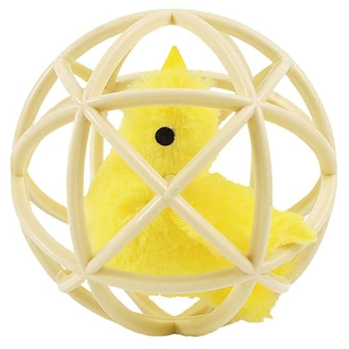 OLACD Leichtes süßes Kätzchen-Jagdspielzeug für zu Hause – Spielen Sie interaktives, entzückendes Spielzeug, Katze, quietschender dicker Ball, Haustierspielzeug OLACD Leichtes süßes Kätzchen-Jagdspielzeug für zu Hause – Spielen Sie interaktives, entzückendes Spielzeug, Katze, quietschender dicker Ball, Haustierspielzeug von OLACD