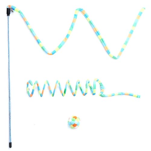 OLACD Lustiger elastischer Kunststoff-Tierball zum Spielen: Katzenspielzeug, interaktiv mit 3 bunten Unterhaltungen OLACD Lustiger elastischer Kunststoff-Tierball zum Spielen: Katzenspielzeug, interaktiv mit 3 bunten Unterhaltungen von OLACD