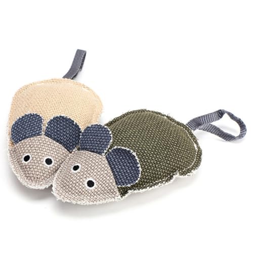OLACD Lustiges Leinen-Maus-Katzenspielzeug – Entzückendes Haustier-Interaktives, weiches Kauspielzeug zum Trainieren zu Hause OLACD Lustiges Leinen-Maus-Katzenspielzeug – Entzückendes Haustier-Interaktives, weiches Kauspielzeug zum Trainieren zu Hause von OLACD