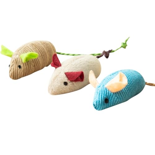 OLACD Lustiges Zahnen, weiches Baumwollspielzeug, leicht, zum Spielen, Kätzchen, Maus, tragbares Spielzeug, entzückende Katze, niedlich OLACD Lustiges Zahnen, weiches Baumwollspielzeug, leicht, zum Spielen, Kätzchen, Maus, tragbares Spielzeug, entzückende Katze, niedlich von OLACD