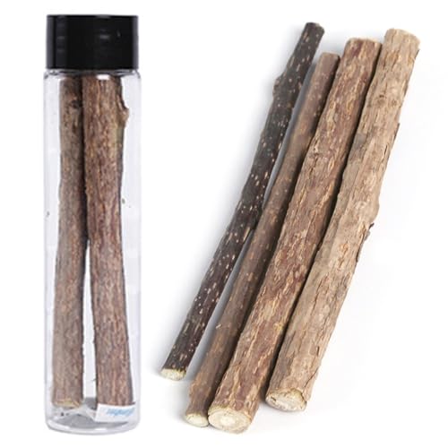 OLACD Natural Silvervine Kaustäbchen für Katzen, interaktives Kätzchen-Spielspielzeug, langlebige Katzenminze-Spaßstäbe für Molare Zahngesundheit, 4 Stück OLACD Natural Silvervine Kaustäbchen für Katzen, interaktives Kätzchen-Spielspielzeug, langlebige Katzenminze-Spaßstäbe für Molare Zahngesundheit, 4 Stück von OLACD