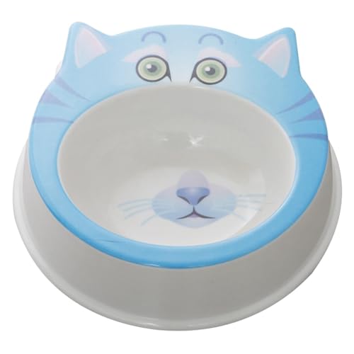 OLACD Niedlicher Katzen-Cartoon-Napf zum Füttern – rutschfester Wassernapf für Kätzchen von OLACD