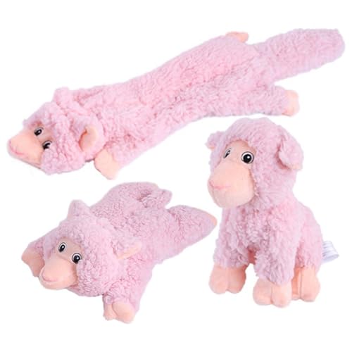 OLACD Plüsch-Kauspielzeug für Welpen, Schaf, 3 Stück, ideal zum Zahnen und Spielen für kleine, mittelgroße und große Hunde OLACD Plüsch-Kauspielzeug für Welpen, Schaf, 3 Stück, ideal zum Zahnen und Spielen für kleine, mittelgroße und große Hunde von OLACD