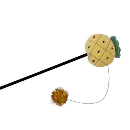 OLACD Plüsch-Obst-Teaser-Zauberstab, Spielzeug für Kätzchen, neckender Haustier-Stick mit Ball, simulierter Haustierstab für Spaß OLACD Plüsch-Obst-Teaser-Zauberstab, Spielzeug für Kätzchen, neckender Haustier-Stick mit Ball, simulierter Haustierstab für Spaß von OLACD