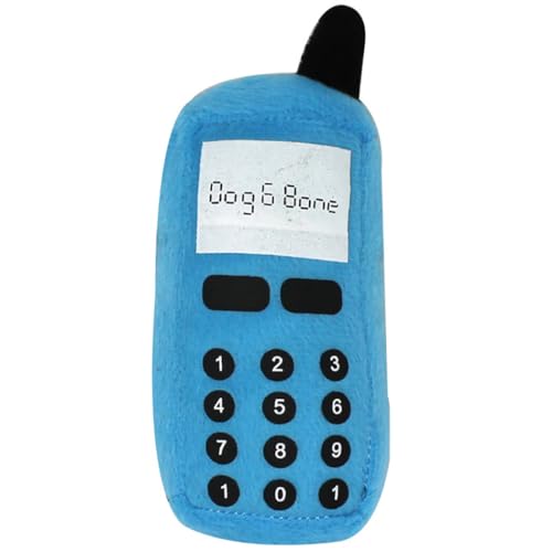 OLACD Plüsch-Welpenspielzeug für Haustiere – Beißfestes Hundespielzeug, gefülltes Handy, quietschend von OLACD