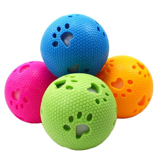 OLACD Quietschendes Hund Spielzeug aus Gummi für Welpen: Apportierball, interaktiv, entzückend, Milchgeschmack, lustig, weich, Welpe für wiederverwendbar OLACD Quietschendes Hund Spielzeug aus Gummi für Welpen: Apportierball, interaktiv, entzückend, Milchgeschmack, lustig, weich, Welpe für wiederverwendbar von OLACD