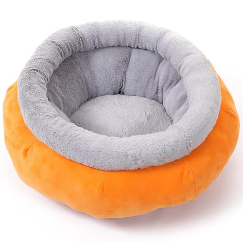 OLACD Rundes warmes Haustier-Nestbett – Winter-Plüsch-Katzen-Haven für Katzen und kleine Haustiere OLACD Rundes warmes Haustier-Nestbett – Winter-Plüsch-Katzen-Haven für Katzen und kleine Haustiere von OLACD