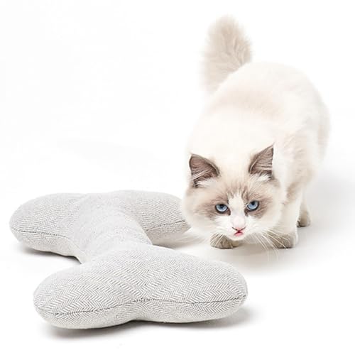 OLACD Selbstunterhaltsames beißendes Hundespielzeug für Haustiere, realistisch, kreativ, Kauspielzeug, Knochen, Katze, Katzenminze OLACD Selbstunterhaltsames beißendes Hundespielzeug für Haustiere, realistisch, kreativ, Kauspielzeug, Knochen, Katze, Katzenminze von OLACD