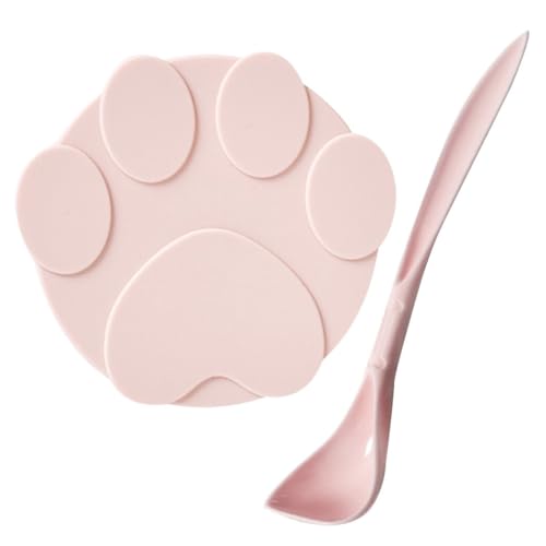 OLACD Silikondeckel mit Pfotenmuster und passendem Löffel – langlebig, universelle Passform für Katzenfutterdosen – leicht zu reinigen OLACD Silikondeckel mit Pfotenmuster und passendem Löffel – langlebig, universelle Passform für Katzenfutterdosen – leicht zu reinigen von OLACD