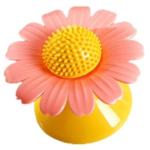 OLACD Süßes Kätzchen Kauspielzeug Katze Leckball - Training Tier Stress Komfort Weiß & Gelb 78 Blumen Kunststoff Katzenminze Ball Spielzeug OLACD Süßes Kätzchen Kauspielzeug Katze Leckball - Training Tier Stress Komfort Weiß & Gelb 78 Blumen Kunststoff Katzenminze Ball Spielzeug von OLACD
