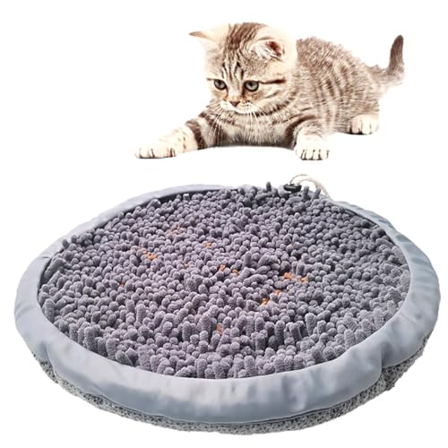 OLACD Tragbare runde interaktive Schnüffelmatte für Welpen, mit Futter- und Fütterungsspiel-Design, langlebiges und hängendes Hunde-Schlafbett OLACD Tragbare runde interaktive Schnüffelmatte für Welpen, mit Futter- und Fütterungsspiel-Design, langlebiges und hängendes Hunde-Schlafbett von OLACD