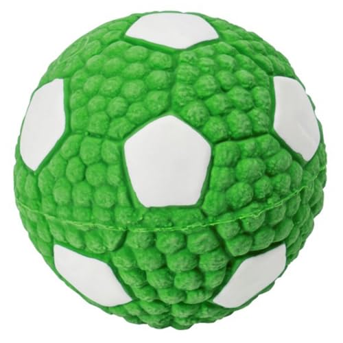 OLACD Tragbarer quietschender Hundespielzeugball: interaktives Latex, lustig, federnd, Welpen-Zahnspielzeug für leichtes Training von Welpen von OLACD