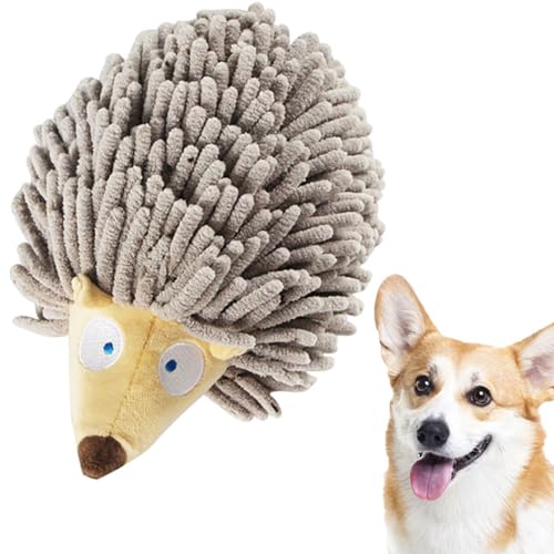 OLACD Tragbares lustiges bissfestes Plüsch-Igel-Kau-Hunde-Puzzle-Spielzeug, Neuheit, Welpen-Leckerli, gefüllter Hund, Beißspielzeug OLACD Tragbares lustiges bissfestes Plüsch-Igel-Kau-Hunde-Puzzle-Spielzeug, Neuheit, Welpen-Leckerli, gefüllter Hund, Beißspielzeug von OLACD