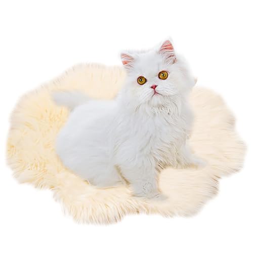 OLACD Wärmekissen für Hunde & Katzen: weiches flauschiges Bett mit Blumendesign, dick, rutschfest, atmungsaktiv, für warmen Winterschlaf OLACD Wärmekissen für Hunde & Katzen: weiches flauschiges Bett mit Blumendesign, dick, rutschfest, atmungsaktiv, für warmen Winterschlaf von OLACD