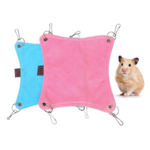 OLACD Warme, wendbare Haustier-Hängematte, Plüsch, weich, waschbar, 2 Stück, Katzenbett, atmungsaktiv, Hundehängematte OLACD Warme, wendbare Haustier-Hängematte, Plüsch, weich, waschbar, 2 Stück, Katzenbett, atmungsaktiv, Hundehängematte von OLACD