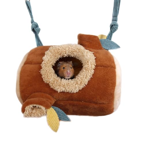 OLACD Warme Hängematte für Hamster, weiches Tunnelbett, gemütliche Tunnelhängematten, Betten für Hamstertunnel, Hamster-Hängebett von OLACD