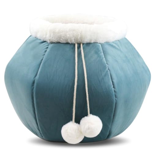OLACD Warmes Welpenschlafbett, niedliches Katzenbett, Hundebett, waschbares Bett, warmes Hundebett zum Schlafen, Katzenbett, Hund Zubehör OLACD Warmes Welpenschlafbett, niedliches Katzenbett, Hundebett, waschbares Bett, warmes Hundebett zum Schlafen, Katzenbett, Hund Zubehör von OLACD