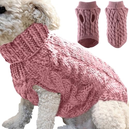 Rollkragen-Strickwaren für große Hunde, warm, atmungsaktiv, dekorativer Acryl-Pullover, waschbar, Kleidung Rollkragen-Strickwaren für große Hunde, warm, atmungsaktiv, dekorativer Acryl-Pullover, waschbar, Kleidung von OLACD