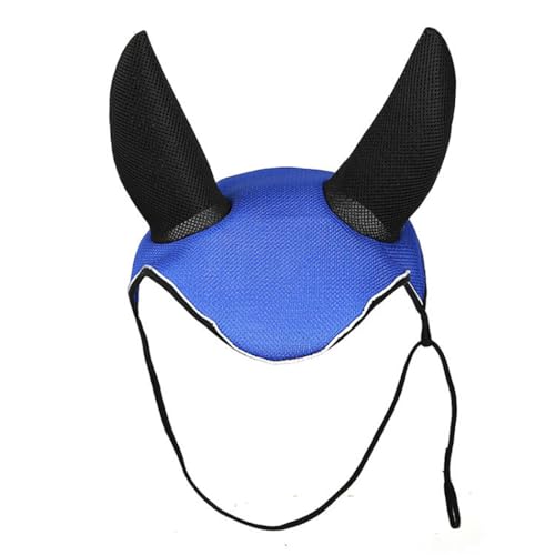Schalldichte Ohrhaube für Pferde – schützender, atmungsaktiver Fliegenschleier in einfarbiger Farbe von OLACD