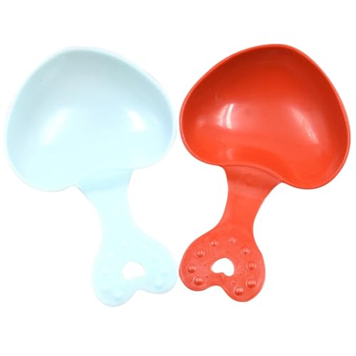 Smooth Home Kunststoff-Futterlöffel, niedlich, universal, einfach, für Kleintierfutter, 2 Stück, universell für Haushalt, Haustier Smooth Home Kunststoff-Futterlöffel, niedlich, universal, einfach, für Kleintierfutter, 2 Stück, universell für Haushalt, Haustier von OLACD