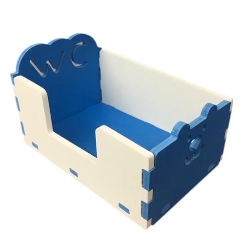 Toilette für Hamster - Stabiler Kunststoff, vereinfachte Wartung Sandkasten für kleine Haustiere von OLACD