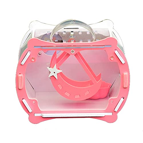 Tragbare Tragetasche für Kleintiere, Reisekäfig mit Atmungsaktivität für Hamster und Chinchillas, Zubehör für Haustiere, Outdoor, atmungsaktiv, Reisen Tragbare Tragetasche für Kleintiere, Reisekäfig mit Atmungsaktivität für Hamster und Chinchillas, Zubehör für Haustiere, Outdoor, atmungsaktiv, Reisen von OLACD