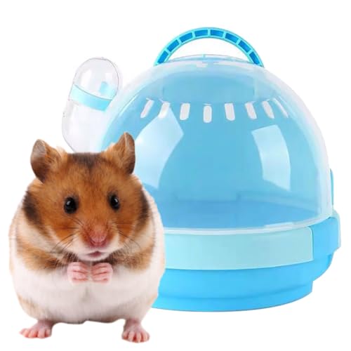 Transportkäfig für Kleintiere mit Wasserflasche, tragbar, kreativ, Hamster, Kleintierkäfige von OLACD
