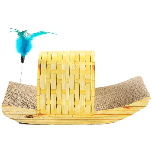 Verspieltes Kätzchen-Kratzpad mit Katzenminze - Tragbares, langlebiges Kartondesign - Erfreut Ihre neugierige Katze Verspieltes Kätzchen-Kratzpad mit Katzenminze - Tragbares, langlebiges Kartondesign - Erfreut Ihre neugierige Katze von OLACD