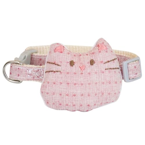 Verstellbares, niedliches Katzenhalsband aus Baumwolle: Cartoon-Design, weich, klassisch, dekorativ, für Welpen, Party, Kätzchen, Hals, Hundetraining, einfache Dekoration Verstellbares, niedliches Katzenhalsband aus Baumwolle: Cartoon-Design, weich, klassisch, dekorativ, für Welpen, Party, Kätzchen, Hals, Hundetraining, einfache Dekoration von OLACD