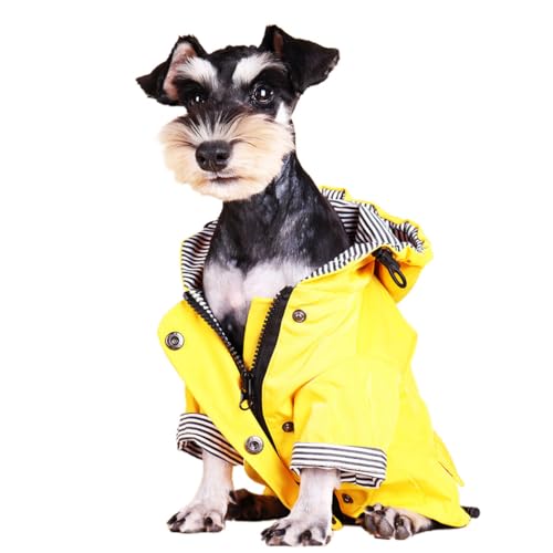 Warme Festival-Hunde-Kapuzenjacke – Taschen, weich, atmungsaktiv, wasserdicht, Kleidung für Hunde, Katzen und Welpen, waschbar von OLACD
