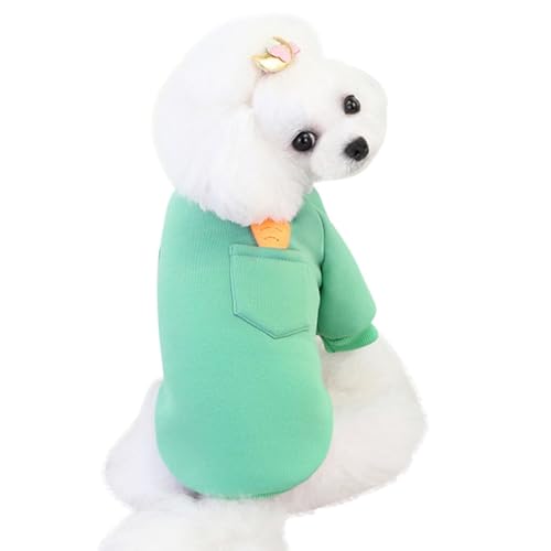 Warmer, dicker Pullover für Haustiere – Welpen-Winterkleidung mit waschbarer Karottenverzierung für kleine bis mittelgroße Tiere Warmer, dicker Pullover für Haustiere – Welpen-Winterkleidung mit waschbarer Karottenverzierung für kleine bis mittelgroße Tiere von OLACD