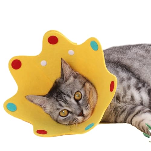 Weiches Welpen-schützendes Filzhalsband, atmungsaktiv, wasserdicht, verstellbar, leicht, bissfest, Katzenhalsband Weiches Welpen-schützendes Filzhalsband, atmungsaktiv, wasserdicht, verstellbar, leicht, bissfest, Katzenhalsband von OLACD