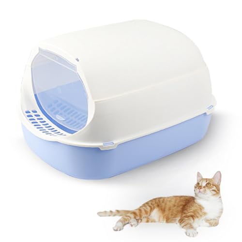 Wiederverwendbare Katzentoilette mit Kapuze – waschbare Kunststoff-Töpfchenpfanne für Kätzchen – antihaftbeschichtetes Spielspielzeug Wiederverwendbare Katzentoilette mit Kapuze – waschbare Kunststoff-Töpfchenpfanne für Kätzchen – antihaftbeschichtetes Spielspielzeug von OLACD
