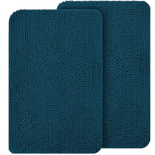 OLANLY Hunde-Fußmatten-Set, 2-teilig, 61 x 40 cm, absorbiert Feuchtigkeit und Schmutz, saugfähige, rutschfeste, waschbare Fußmatte, schnell trocknende Chenille-Schlammmatte für Hunde, Eingangsteppich OLANLY Hunde-Fußmatten-Set, 2-teilig, 61 x 40 cm, absorbiert Feuchtigkeit und Schmutz, saugfähige, rutschfeste, waschbare Fußmatte, schnell trocknende Chenille-Schlammmatte für Hunde, Eingangsteppich von OLANLY