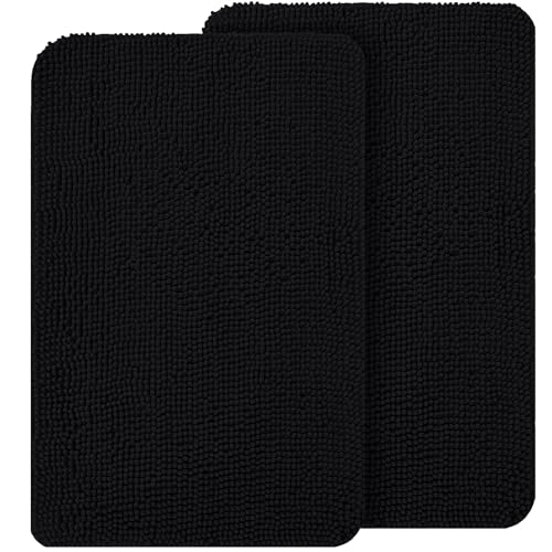 OLANLY Hunde-Fußmatten-Set, 2-teilig, 76 x 50 cm, absorbiert Feuchtigkeit und Schmutz, saugfähige, rutschfeste, waschbare Fußmatte, schnell trocknende Chenille-Schlammmatte für Hunde, Eingangsteppich OLANLY Hunde-Fußmatten-Set, 2-teilig, 76 x 50 cm, absorbiert Feuchtigkeit und Schmutz, saugfähige, rutschfeste, waschbare Fußmatte, schnell trocknende Chenille-Schlammmatte für Hunde, Eingangsteppich von OLANLY