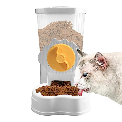 OLCANA Schwerkraft-Futterspender für Katzen, Futterspender und Wasserspender, geeignet für Chinchilla, Frettchen, Hund, Kätzchen, Welpen, Igel, Kaninchen von OLCANA