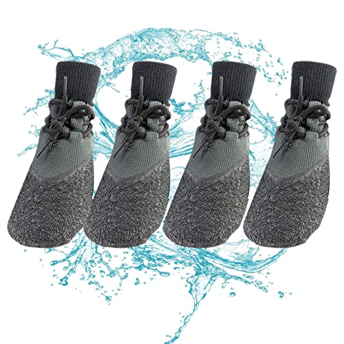 OLCANA Socken für kleine Hunde | Wasserdichter Pfotenschutz mit verstellbaren Gurten | rutschfest mit Zugkontrolle für den Innenbereich auf Hartholzböden, Abdeckungen OLCANA Socken für kleine Hunde | Wasserdichter Pfotenschutz mit verstellbaren Gurten | rutschfest mit Zugkontrolle für den Innenbereich auf Hartholzböden, Abdeckungen von OLCANA