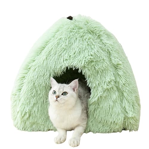 OLCANA für Katzen - Innenbett mit abnehmbarem Schaumstoffkissen - 2-in-1 Katzenzubehör, weiche und selbstwärmende Katzenbetten und Möbel für Welpen und Kaninchen OLCANA für Katzen - Innenbett mit abnehmbarem Schaumstoffkissen - 2-in-1 Katzenzubehör, weiche und selbstwärmende Katzenbetten und Möbel für Welpen und Kaninchen von OLCANA