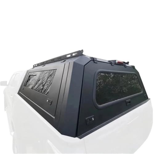 OLCYBDFC 4X4 Aluminiumlegierung Pickup Truck Bed Hardtop Topper Baldachin Halbhohes Bett Baldachin Kompatibel for Toyota Tacoma kurz von OLCYBDFC