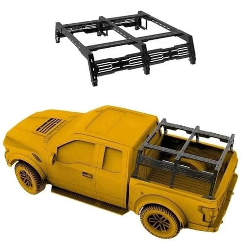 OLCYBDFC 4X4 Zubehör Universal Verstellbarer Überrollbügel Pickup Ladeflächenträger Kompatibel for Toyota Hilu,Tacoma von OLCYBDFC