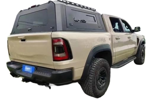 OLCYBDFC 4x4 Pickup Aluminium Baldachin Faltbare LKW Hard Top Baldachin Kompatibel mit Dodge RAM Auto LKW Topper Bett Baldachin von OLCYBDFC