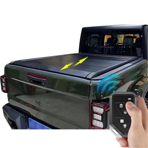 OLCYBDFC 4x4 Pickup Kofferraum Bett Tonnuea Abdeckung for Rack Kompatibel for Jeep Gladiator 2012 2013 2014 2015 2016 2017 2018 2019 2020 2021 2022 2023 2024 von OLCYBDFC