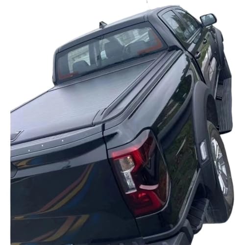 OLCYBDFC Aluminium Hart Einziehbare Manuelle Pickup LKW Bett Abdeckung Tonneau Abdeckung Kompatibel for Gmc Sierra 1500 2500 3500(Electric Lock) von OLCYBDFC