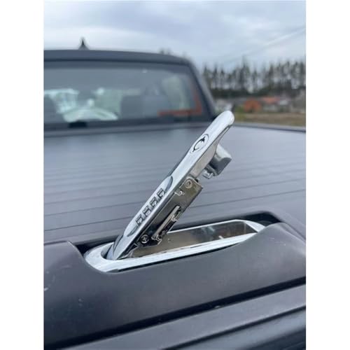 OLCYBDFC Aluminium Hart Einziehbare Manuelle Pickup LKW Bett Abdeckung Tonneau Abdeckung Kompatibel for Gmc Sierra 1500 2500 3500(Manual Lock) von OLCYBDFC